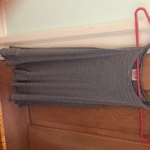 MOSSIMO Supply Co. Striped Black White Tank Top